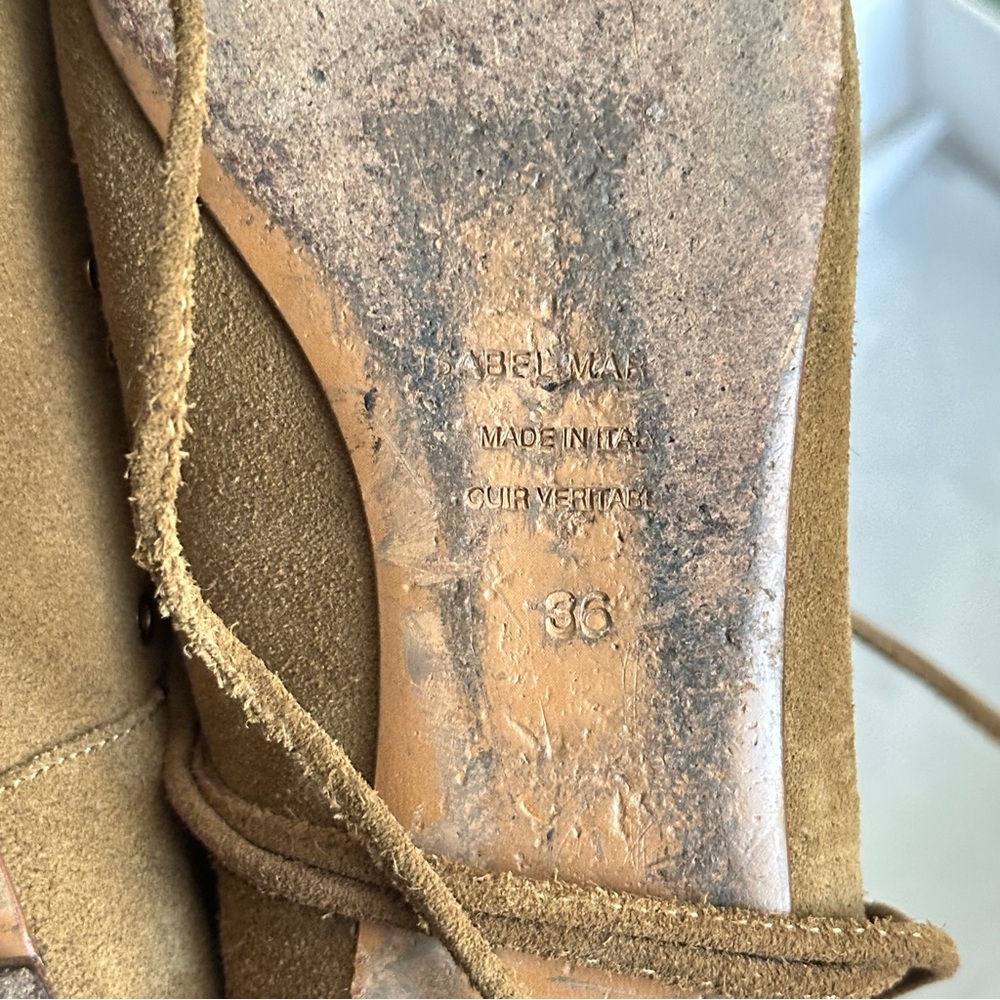 PRE OWNED ISABEL MARANT FLATS SIZE 36 - Picture 12 of 13